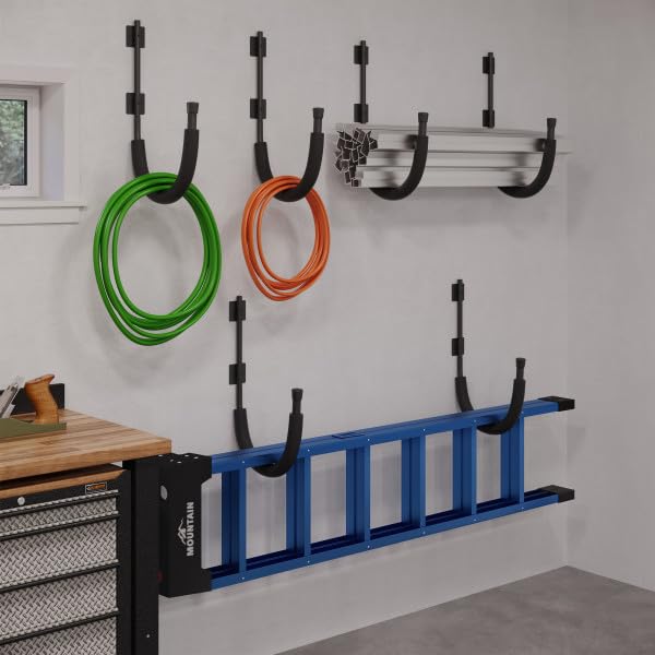 2-Pack of Kayak Storage Hook Sets - Kayak Wall Mount Hangers with 100lb Capacity Per Pair for Paddleboards, Surfboards, - size: 4-Set