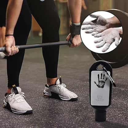 Gym Chalk | Liquid Long-Lasting Grip Enhancer,50ml Rock Climbing Grip Gymnastics Chalk,for Basketball Badminton Training Weightlifting Deadlifts Athletes Powerlifters - color: Black