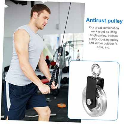 Strength Training Accessories Bearing Lifting Pulley Stand Silent Wheel Design