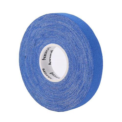 Bighorn Athletics Finger Tape, Male Climber Tin, 0.5" x 45ft, 8 Rolls, Blue | Climbing tape with retro design tape holder for tension support & bouldering. EZ tear, strong adhesive, residue-free. - color: Blue