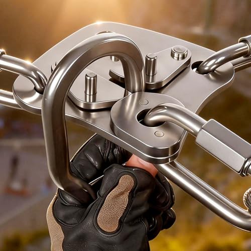 Innovative Continuous Plate Rock Climbing Device for Smooth Operations in Technical Climbing Occasion Rustless Hardware