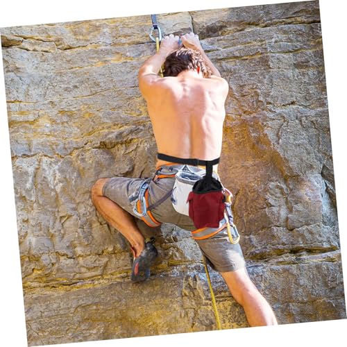 UPKOCH Chalk Bag for Rock Climbing and Gymnastics Design with Zippered Storage Pocket for Bouldering and Fitness Training for Outdoor Adventures