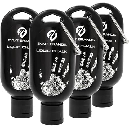 Liquid Chalk, Mess Free Gym Chalk for Weightlifting, Gymnastics, Rock Climbing, Dancing. Sweat Resistant and Long Lasting for Stronger Grip. - color: A2-4pk Cl
