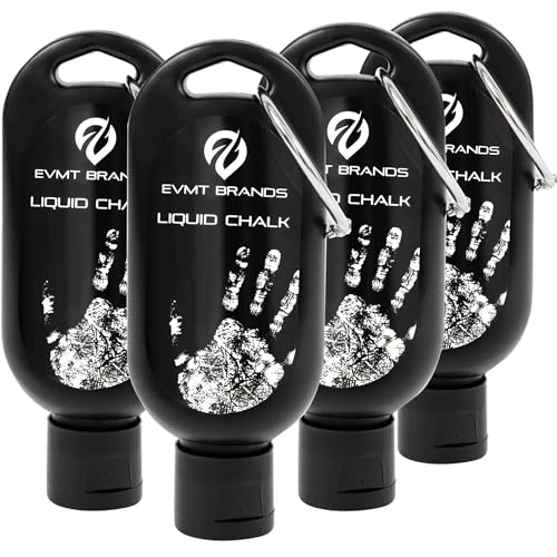 Liquid Chalk, Mess Free Gym Chalk for Weightlifting, Gymnastics, Rock Climbing, Dancing. Sweat Resistant and Long Lasting for Stronger Grip. - color: A2-4pk Cl