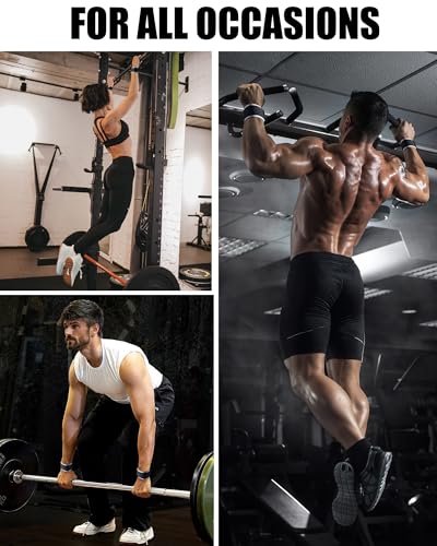 Weight Lifting Hooks (Pair), Lifting Wrist Straps For Deadlifts, Pull Ups & Shrugs, 600 Lbs(272 kg) Capacity Wristband with Thick Padding, Heavy Duty Gym Workout Grips Straps for Men and Women - color: 317kg