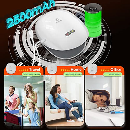 COMFIER Hand Massager for Arthritis and Carpal Tunnel,Wireless Hand Massager with Heat & Compression,3 Levels Heating,Rechargeable Massager Machine,Gifts for Women - color: Light White