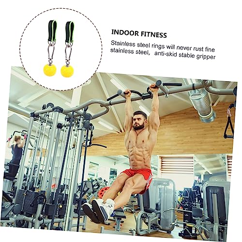 Wrist Exercise Grip Ball for Climbing Training Finger Strength Exerciser Hanging Rings Sturdy PVC Material for Hand Grip Training and Pull-up Enhancement