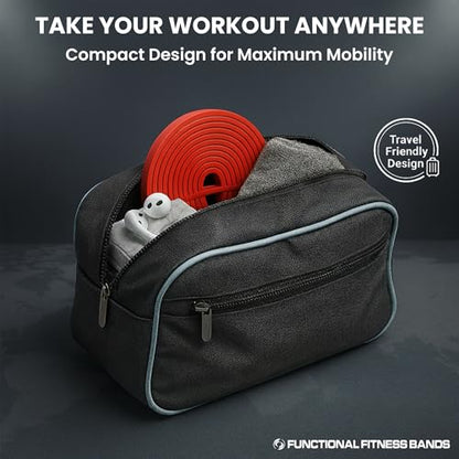 Rubberbanditz Pull Up Assist Resistance Bands Heavy Duty Loop Exercise Workout Bands for Powerlifting, Mobility, and Stretching - color: Red