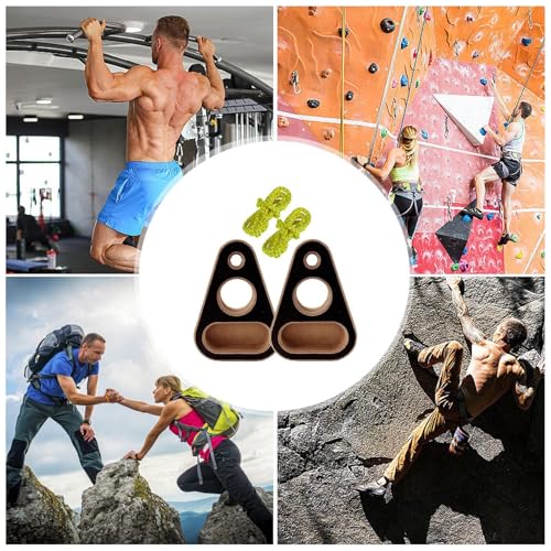 Finger Board Rock Climbing - Wood Workout Equipment - Compact Finger Board Trainer,for Enthusiasts Trainers Women Men Adults Athletes Beginners Professionals Players Apartment
