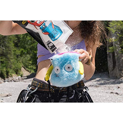 8BPLUS Chalk Bag for Rock Climbing and Bouldering, Chalk Pouch incl Belt & Biner – Cute Funny Character Design, Wide Opening, Gear with Personality, Gift for Climbers - style: JAMIE