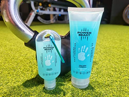 Non Sticky Grip Enhancer, Dry Hands, Transparent, Anti-Slip Solution, Dry Grip for Tennis, Golf, Pole Dancing, Gaming, and All Sports, 3.4 Oz + 2 Oz.
