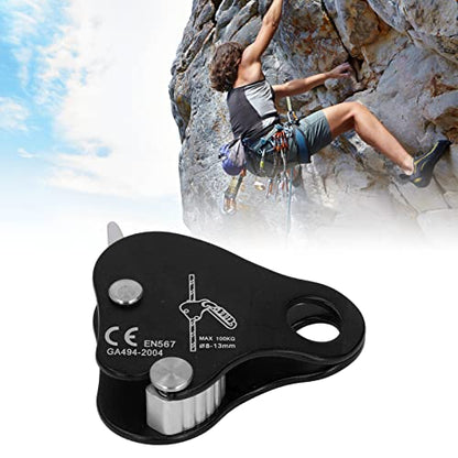 Climbing Rope Grab Aluminum Alloy SELF Locking for Outdoor Climbing Mountaineering