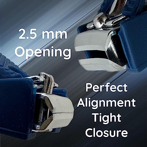 1 Comfort Hold Navy Large Nail Clippers Non-Slip Sure Grip Clipping Removable Catcher Toenails Fingernails Cutter Ultra Sharp Trimmer Stainless Steel Men Women Arthritis Unsteady Hands - size: 1