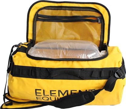 Element Equipment Trailhead Duffel Bag Shoulder Straps Waterproof Yellow Large - color: Yellow, size: Large 85 Liters