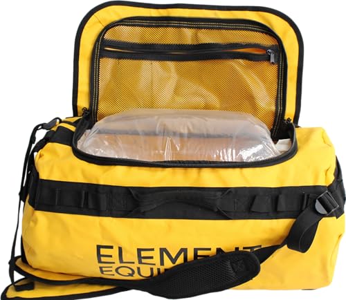Element Equipment Trailhead Duffel Bag Shoulder Straps Waterproof Yellow Large - color: Yellow, size: Large 85 Liters