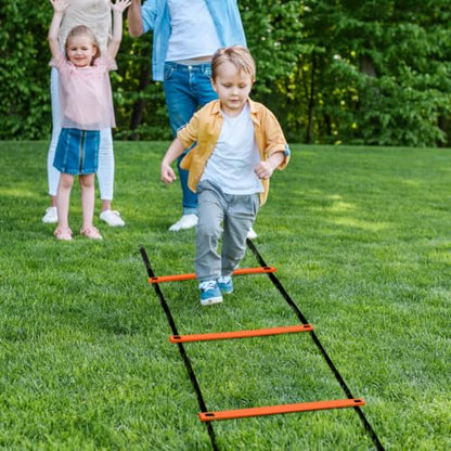 GHB Agility Ladder 1PCS Agility Cones 50PCS Hex Agility Rings 1 Pack