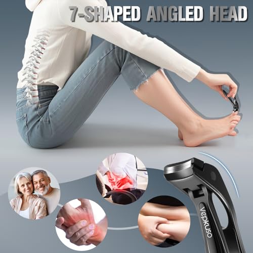 Toenail Clippers for Seniors & Thick Nails | Heavy Duty Stainless Steel, Wide Jaw, Men, Women, Elderly, Manicure Set