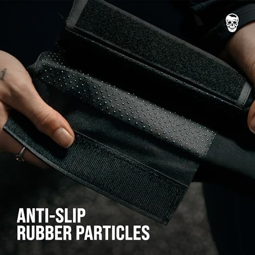 Gymreapers Barbell Squat Pad - Protective Bridge Pad For Hip Thrust, Squats, Lunges - Hip Support, Neck Protection For Bar - color: Black Covered