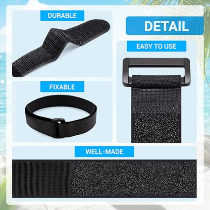 Reusable Patio Umbrella Tie Strap,Self Adhesive Adjustable Securing Straps for Parasol Multipurpose Patio Umbrella Accessories (8)