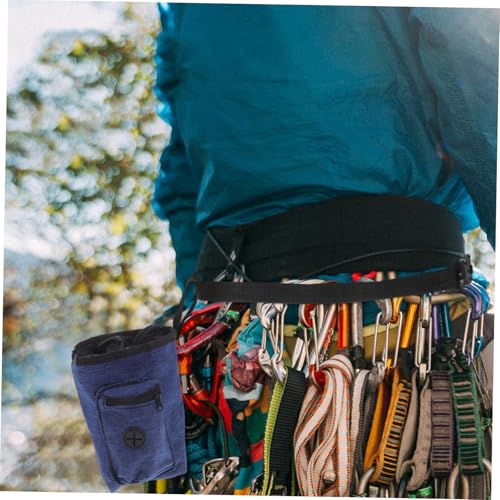 Toyvian Chalk Bag for Rock Climbing - Lifting Chalk Holder with Waist Belt Portable Design for Bouldering Gymnastics and Outdoor Activities Lightweight and Easy to Carry