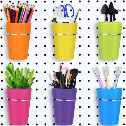 2pcs Pegboard Hooks Heavy Duty Wall Organizer for Garage Workshop Laundry Craft Storage Tool Hanging Board