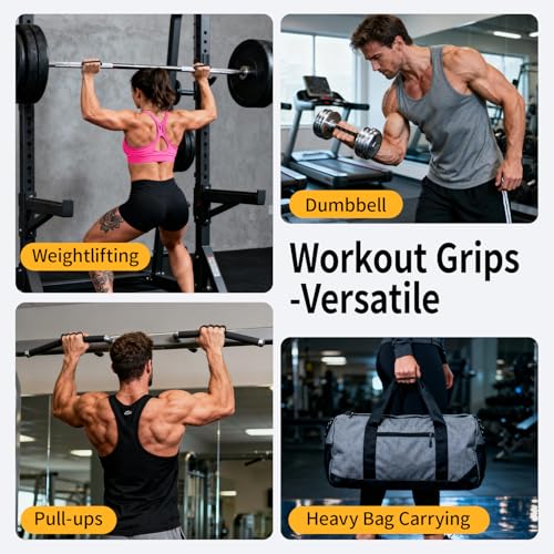 GPANDAG 330LB Weight Lifting Hooks and Lifting Grips for Men and Women(2 Pair), Heavy Duty Lifting Strap Gym Grip for Weightlifting, Deadlifts, Pull-Ups, Strength Training, Wrist Wraps Hook for Seniors