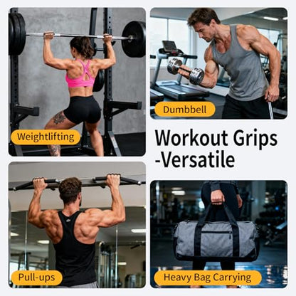 GPANDAG 330LB Weight Lifting Hooks and Lifting Grips for Men and Women(2 Pair), Heavy Duty Lifting Strap Gym Grip for Weightlifting, Deadlifts, Pull-Ups, Strength Training, Wrist Wraps Hook for Seniors