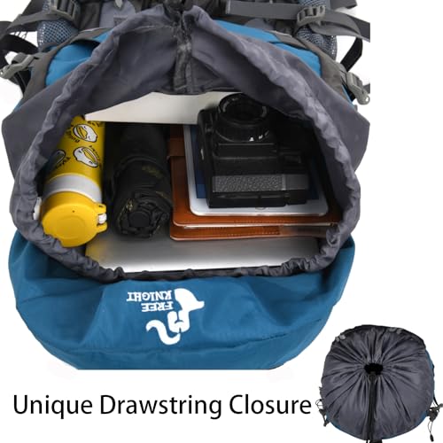 Bseash 60L Hiking Camping Backpack with Rain Cover, Waterproof Large Capacity Outdoor Sport Travel Daypack Climbing Touring (Gray) - color: Gray