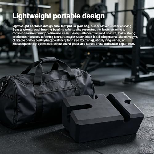 Gym Bench Workout Block, Strength Training Weight Accessories Adjustable Slingshot Bench Press Board, Multifunctional Daily Fitness Matching Home Fitness Gear for Strength Training