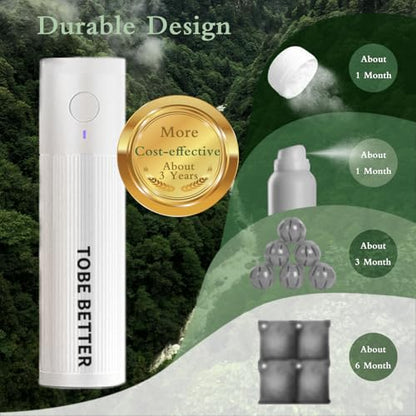Shoe Deodorizer Rechargeable Ozone Tech Eliminates Odors in All Footwear, Auto Shut-Off Durable Freshener - color: White