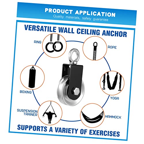 Silent Swivel Groove Wheel Pulley for Fitness Training Adjustable Bearing Lifting System Strength Training Accessories for Gym Equipment