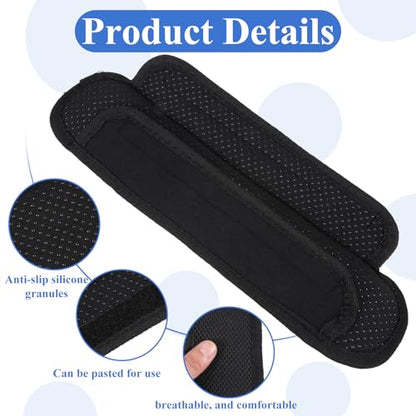 Strap Cushion for Bag Universal Shoulder Strap Pad for Bags Black Large Breathable Shock Absorption for Bag, Messenger Bags, Backpacks and Purse Non-Slip Thick Cushion with Foam | Black Large Breathable Shock Absorption for Bag, Messenger Bags, Backpacks