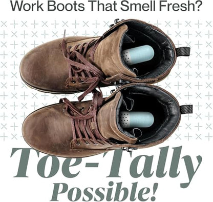 LOFT + IVY Shoe Deodorizer Balls – Ocean Fresh Scented Odor Eaters for Shoes, Gym Bags, Cars & Lockers – Compact Reusable Shoe Smell Remover Freshener Inserts – Long Lasting 4-Pack Sneaker Pills | Compact, Reusable, Long Lasting Odor Eaters — Freshener In