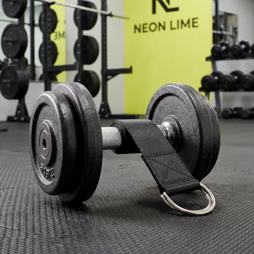 2pcs Heavy Duty Nylon Weight Plate Loading Straps for Dip Belt and Dumbbell, 30 Inch Support Strap Preventing Slippage or Deformation, for Commercial Fitness and Squats