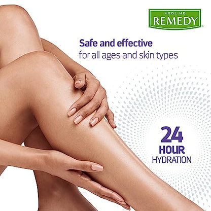 Medline Remedy Clinical Skin Cream,Vanilla Scent (16 fl oz),Moisturizing Face and Body Cream for All Ages,Paraben & Sulfate Free,Quick Absorbent Formula,Hypoallergenic Skin Moisturizer,(Pack of 4) - size: 16 Fl Oz (Pack of 4)