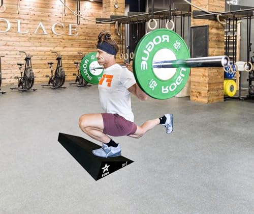 Squat Wedge by SEWD – Extra Large 20 Degree Slant Board for Heel Elevated Squat, Knees Over Toes, Deadlifts – Ideal Squat Wedge Block for Home Gym and Personal Trainers.