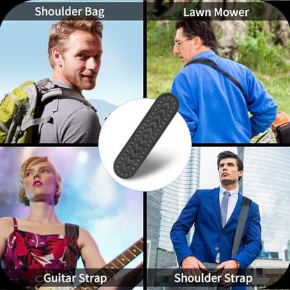 FIEIL 2 Pack Breathable Universal Shoulder Pad, 3D Cushion Air Backpack Strap Pads, for Shoulder Bags, Detachable Shoulder Strap Pad Pads Help Relieve Shoulder Pain(3D Air Cushion-Gray) - size: 2 Pack 3D Air Cushion-Gray