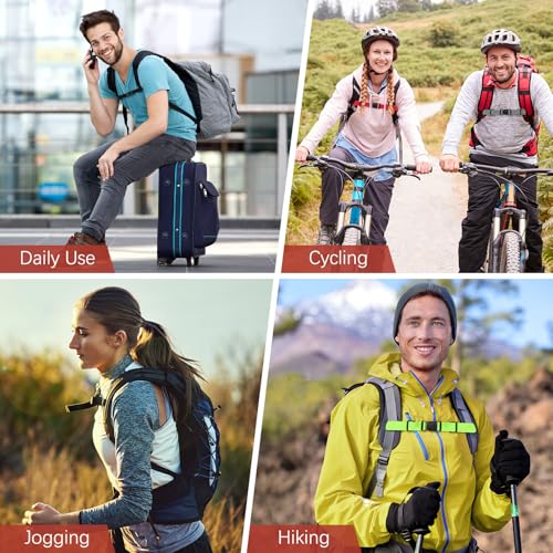 Backpack Chest Strap Adjustable Sternum Straps Use for Backpack Replacement & Hiking & Jogging - color: Black & Red
