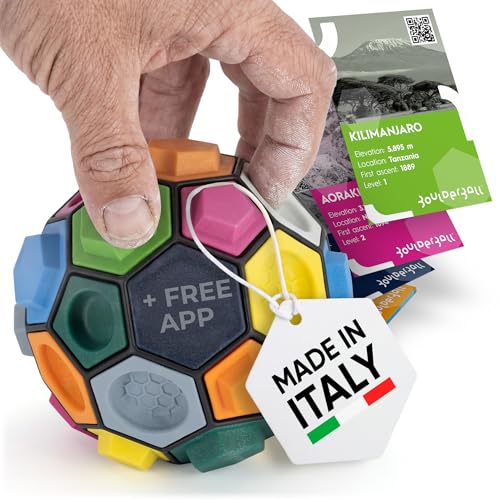 3D Climbing Ball I World Novelty I Concentration, Creativity & Dexterity I Puzzle Ball Toy I Bouldering Gift I Portable Climbing Game