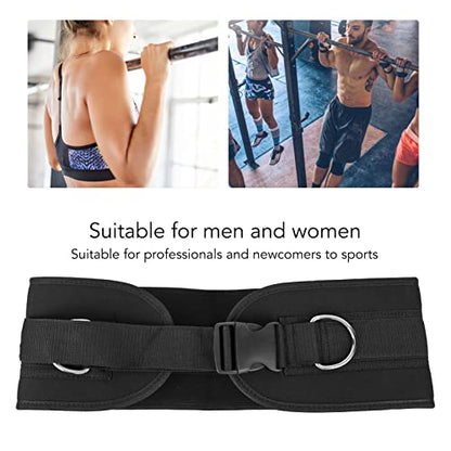 Dip Belt with Chain and, Heavy Duty Dip Belt for Weighting, Pull Ups and Dips, Fabric with less Steel Chain for Strength ing, Comable