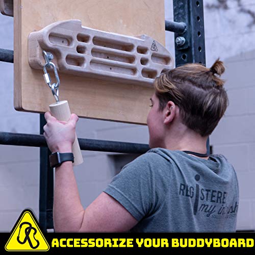 ToughGrips Training Holds - Build Rock Climbing Finger and Shoulder Strength, Improve Pullups, and Build Ninja Courses