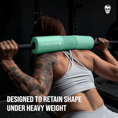 Gymreapers Barbell Squat Pad - Protective Bridge Pad For Hip Thrust, Squats, Lunges - Hip Support, Neck Protection For Bar - color: Mint