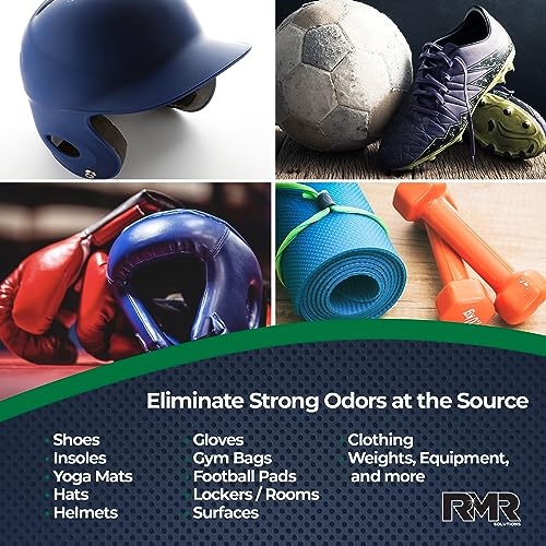 RMR Xtreme Sport Odor Eliminator Spray - Heavy-Duty Equipment, Uniform, Gym, and Shoe Deodorizer, 15 Ounces, Fragrance-Free