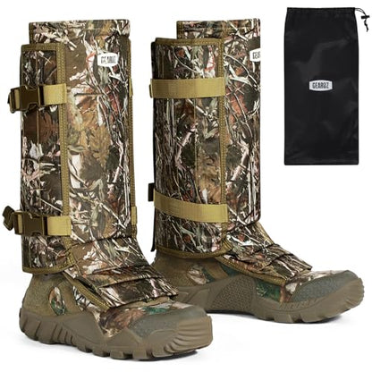 Snake Gaiters Chaps, Durable Lower Legs Anti-Snake Bite Guards - color: Camo