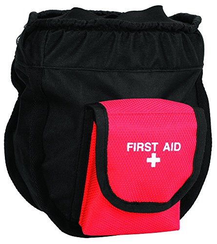 Weaver Leather Arborist Ditty/First Aid Bag, Black/Red