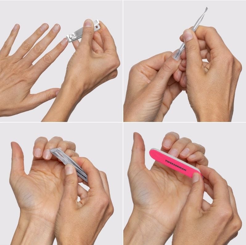 Tweezerman Mini Neon Nail Rescue Kit - style: Neon Rescue Kit