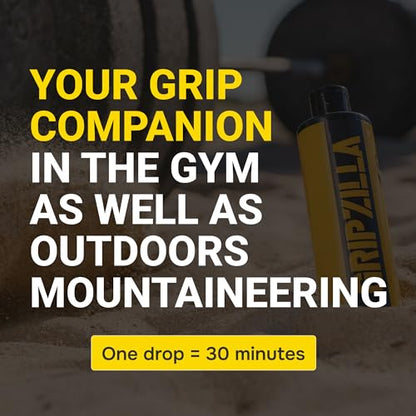 GRIPZILLA Liquid Chalk Kit Gym Chalk for Weight Lifting, Rock Climbing, Pole Grip, Bouldering, Powerlifting, Ball, Gymnastics, Sports, and Workout - Package May Vary - size: 250ml + 50ml Kit