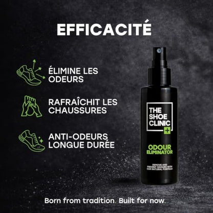 Shoe Deodorizer Spray | Odor Eliminator forShoes, Work Boots, Gym, Sports & More Footwear | Smell Neutraliser & Remover | 125ml / 4.2 oz Freshener