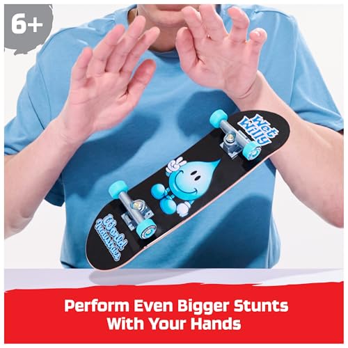 TECH DECK World Industries Handboard, Authentic Mini Skateboard | 9x Larger than a Fingerboard, Hands Only, Authentic Graphics, Die-Cast Trucks, Skateboard Gifts for Kids & Collectors Ages 6+