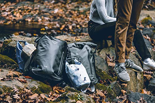 Skog Å Kust DrySak Roll Top Waterproof Bag, 5, 10 & 20 Liter - color: Blue Camo, size: 10 Liter